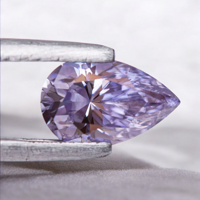 Lavender Pear Cut Moissanites - Premium Jewelry from Dazzling Delights - Just $83.33! Shop now at Dazzling Delights