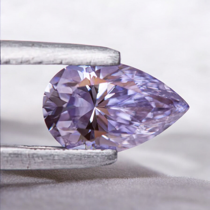 Lavender Pear Cut Moissanites - Premium Jewelry from Dazzling Delights - Just $83.33! Shop now at Dazzling Delights