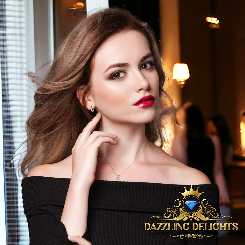 0.26ct Moissanite Hoop Earrings - Premium Jewelry from Dazzling Delights - Just $89.96! Shop now at Dazzling Delights