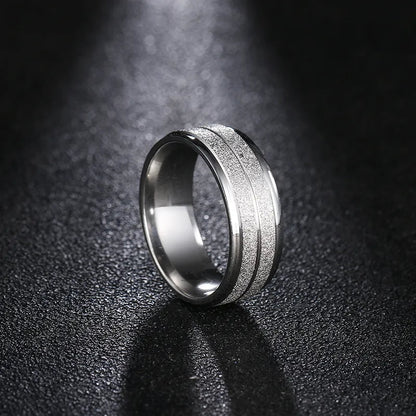 Titanium 8mm Wedding Band - Premium Jewelry from Dazzling Delights - Just $22.46! Shop now at Dazzling Delights