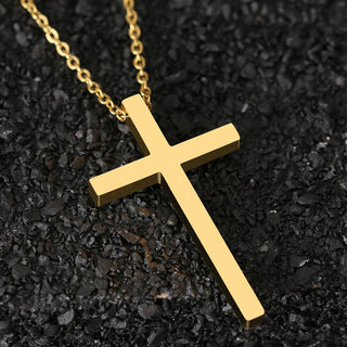 Titanium Cross Pendant Necklace - Premium Jewelry from Dazzling Delights - Just $24.95! Shop now at Dazzling Delights