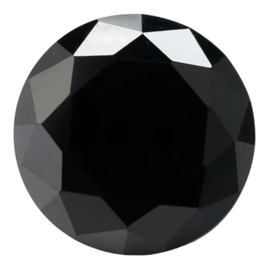 Black Round Brilliant Cut Moissanites - Premium Jewelry from Dazzling Delights - Just $50! Shop now at Dazzling Delights