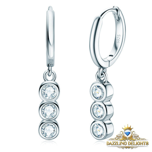 0.6ct Moissanite Drop Earrings - Premium Jewelry from Dazzling Delights - Just $96.71! Shop now at Dazzling Delights