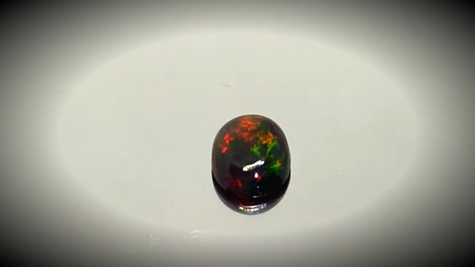 0.205ct Oval Cabochon Black Opal - Premium Jewelry from Dazzling Delights - Just $17.21! Shop now at Dazzling Delights