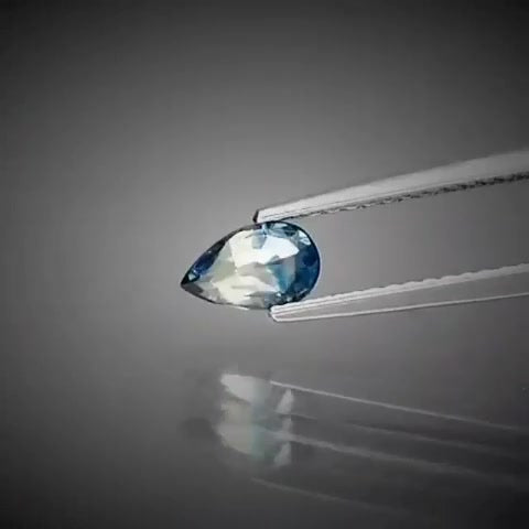 0.46ct Pear Cut Greenish Blue Sapphire - Premium Jewelry from Dazzling Delights - Just $51.95! Shop now at Dazzling Delights