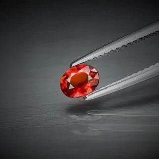 0.52ct Oval Cut Vivid Reddish Orange Sapphire - Premium Jewelry from Dazzling Delights - Just $46.95! Shop now at Dazzling Delights