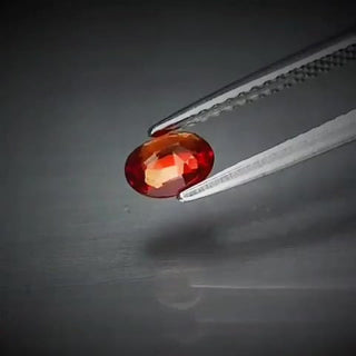 0.52ct Oval Cut Vivid Reddish Orange Sapphire - Premium Jewelry from Dazzling Delights - Just $46.95! Shop now at Dazzling Delights