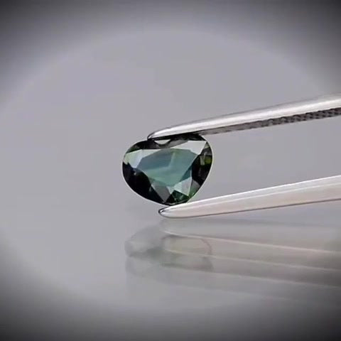 0.56ct Heart Cut Bluish Green Sapphire - Premium Jewelry from Dazzling Delights - Just $44.21! Shop now at Dazzling Delights