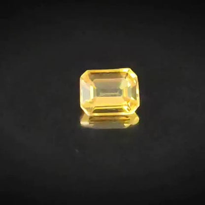 0.58ct Emerald Cut Yellow Sapphire - Premium Jewelry from Dazzling Delights - Just $38.96! Shop now at Dazzling Delights