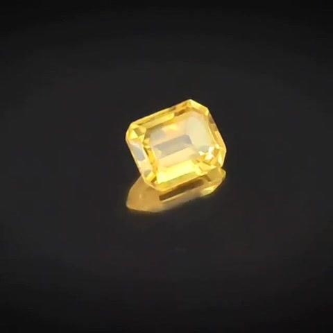 0.58ct Emerald Cut Yellow Sapphire - Premium Jewelry from Dazzling Delights - Just $38.96! Shop now at Dazzling Delights