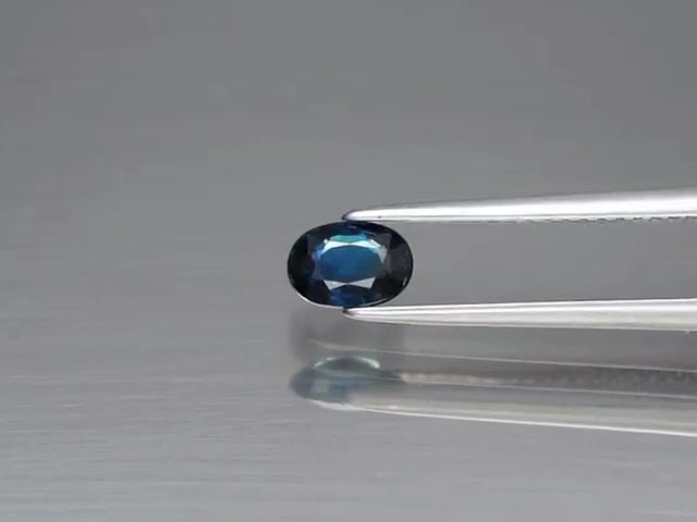 0.60ct Oval Cut Greenish Blue Sapphire - Premium Jewelry from Dazzling Delights - Just $61.95! Shop now at Dazzling Delights