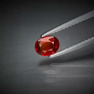 0.60ct Oval Cut Reddish Orange Sapphire - Premium Jewelry from Dazzling Delights - Just $51.95! Shop now at Dazzling Delights