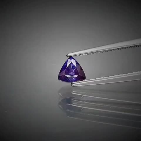 0.60ct Trillion Cut Purple Sapphire - Premium Jewelry from Dazzling Delights - Just $57.71! Shop now at Dazzling Delights