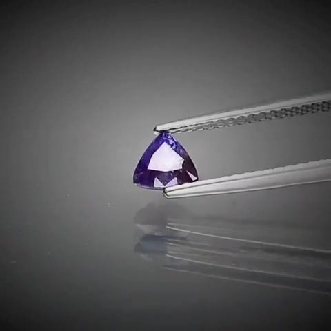 0.60ct Trillion Cut Purple Sapphire - Premium Jewelry from Dazzling Delights - Just $76.95! Shop now at Dazzling Delights