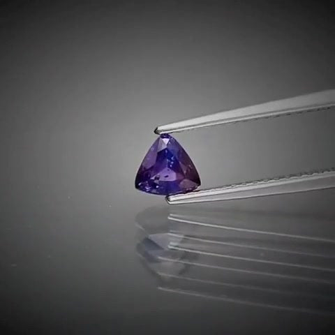 0.60ct Trillion Cut Purple Sapphire - Premium Jewelry from Dazzling Delights - Just $76.95! Shop now at Dazzling Delights