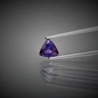 0.60ct Trillion Cut Purple Sapphire - Premium Jewelry from Dazzling Delights - Just $46.88! Shop now at Dazzling Delights