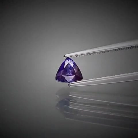 0.60ct Trillion Cut Purple Sapphire - Premium Jewelry from Dazzling Delights - Just $76.95! Shop now at Dazzling Delights