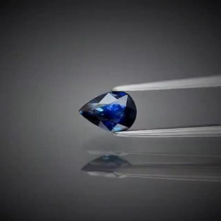 0.63ct Pear Cut Blue Sapphire - Premium Jewelry from Dazzling Delights - Just $83.95! Shop now at Dazzling Delights