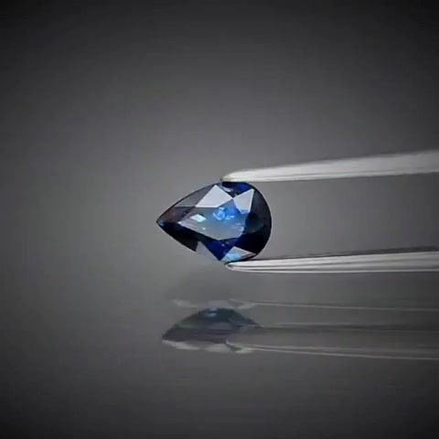 0.63ct Pear Cut Blue Sapphire - Premium Jewelry from Dazzling Delights - Just $62.96! Shop now at Dazzling Delights