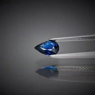 0.63ct Pear Cut Blue Sapphire - Premium Jewelry from Dazzling Delights - Just $83.95! Shop now at Dazzling Delights