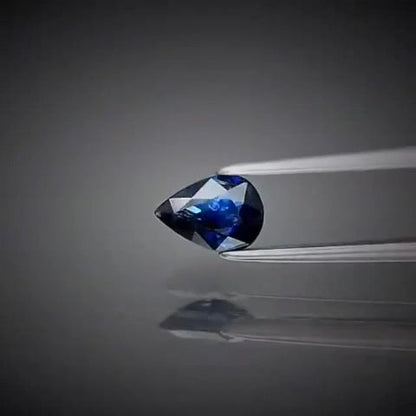 0.63ct Pear Cut Blue Sapphire - Premium Jewelry from Dazzling Delights - Just $62.96! Shop now at Dazzling Delights