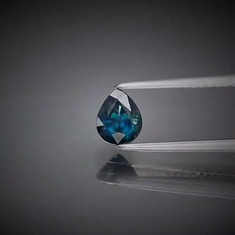 0.69ct Pear Cut Greenish Blue Sapphire - Premium Jewelry from Dazzling Delights - Just $46.46! Shop now at Dazzling Delights