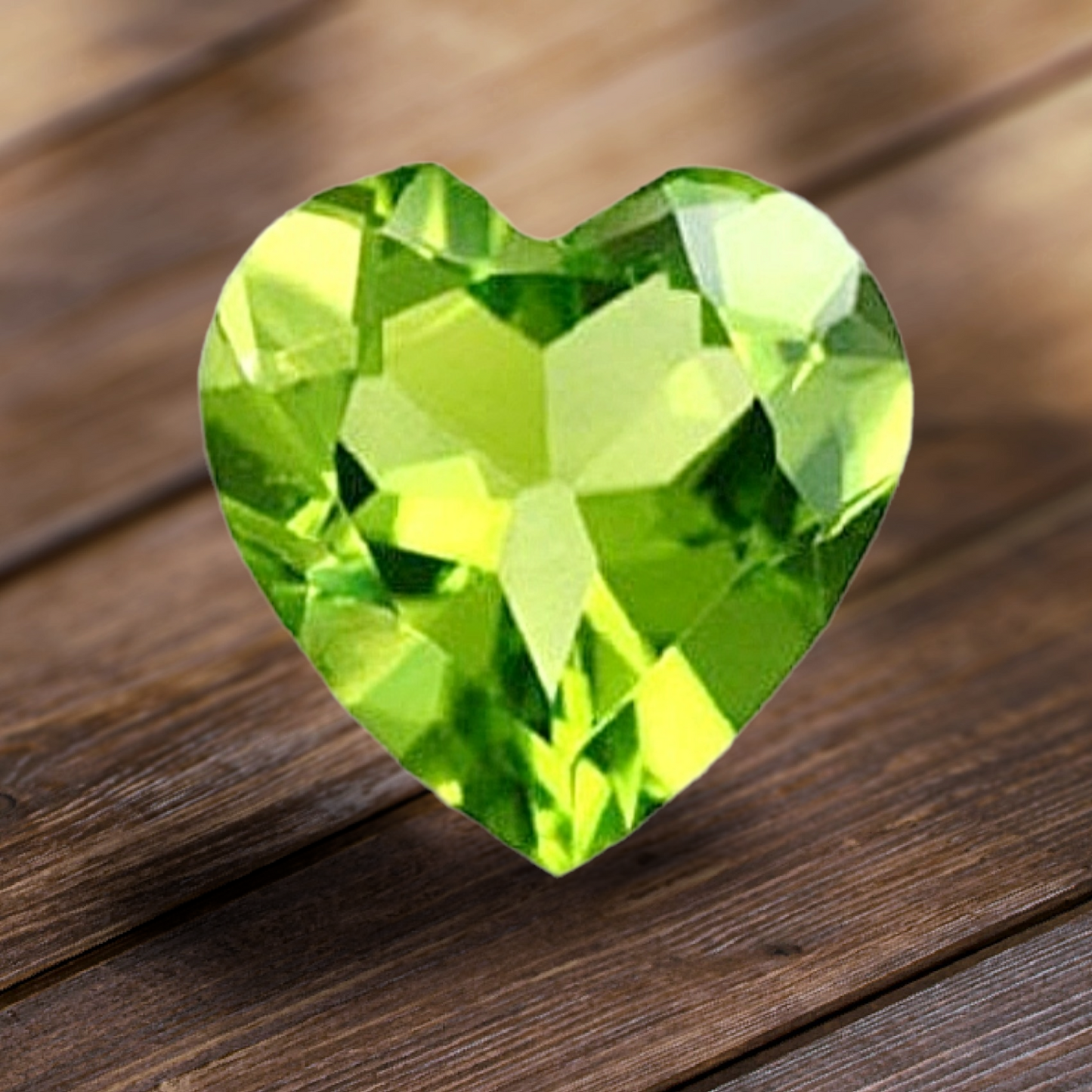 0.6ct Heart Cut Peridot - Premium Jewelry from Dazzling Delights - Just $31.95! Shop now at Dazzling Delights