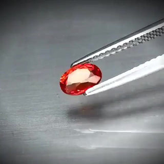 0.71ct Oval Cut Vivid Orange Sapphire - Premium Jewelry from Dazzling Delights - Just $58.95! Shop now at Dazzling Delights