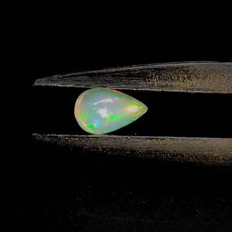 0.72ct Pear Cabochon Welo Crystal Opal - Premium Jewelry from Dazzling Delights - Just $51.95! Shop now at Dazzling Delights