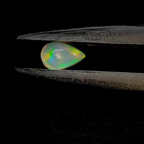 0.72ct Pear Cabochon Welo Crystal Opal - Premium Jewelry from Dazzling Delights - Just $51.95! Shop now at Dazzling Delights