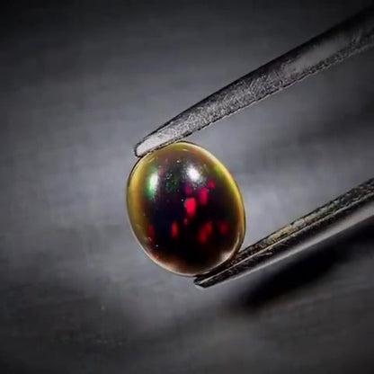 0.95ct Oval Cabochon Black Opal - Premium Jewelry from Dazzling Delights - Just $51.95! Shop now at Dazzling Delights