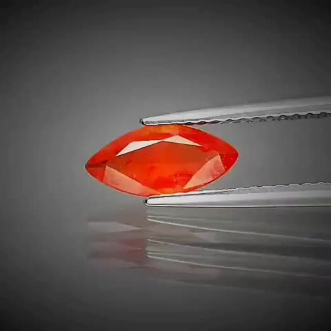 0.97ct Marquise Cut Vivid Orange Sapphire - Premium Jewelry from Dazzling Delights - Just $35.21! Shop now at Dazzling Delights