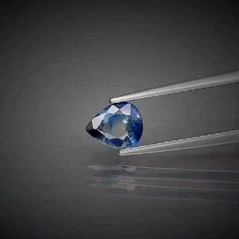 0.97ct Pear Cut Greenish Blue Sapphire - Premium Jewelry from Dazzling Delights - Just $70.95! Shop now at Dazzling Delights