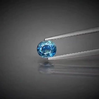 0.98ct Oval Cut Greenish Blue Sapphire - Premium Jewelry from Dazzling Delights - Just $60! Shop now at Dazzling Delights