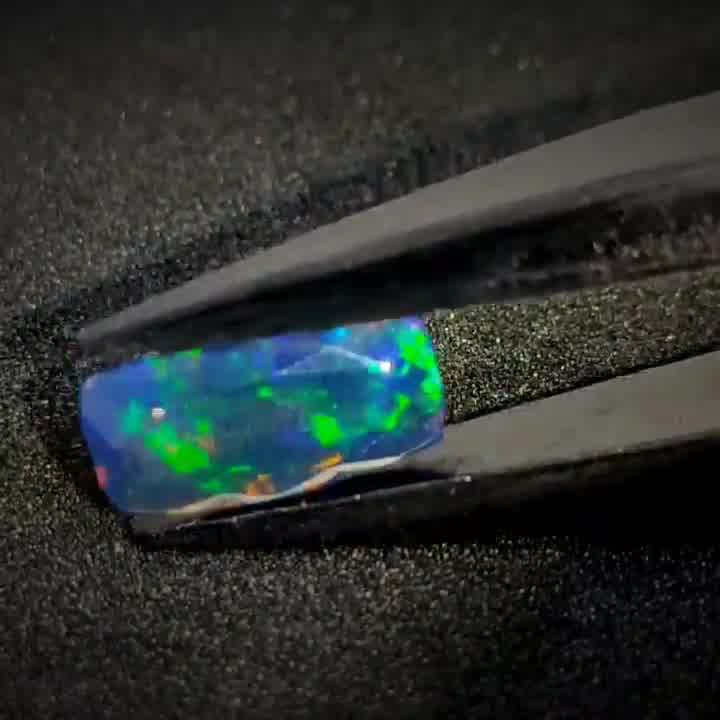 1.06ct Antique Cut Ultra Vivid Ethiopian Black Opal - Premium Jewelry from Dazzling Delights - Just $122.95! Shop now at Dazzling Delights