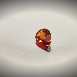 1.0ct Pear Cut Vivid Orangish Red Spessartite Garnet - Premium Jewelry from Dazzling Delights - Just $61.95! Shop now at Dazzling Delights