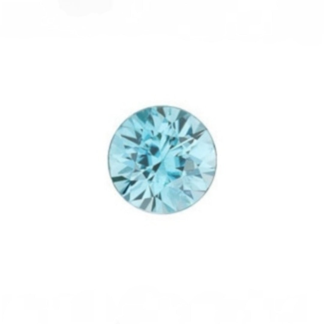 1.23ct Round Cut Seafoam Blue Zircon - Premium Jewelry from Dazzling Delights - Just $23.96! Shop now at Dazzling Delights