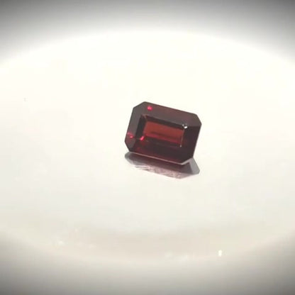 1.24ct Emerald Cut Deep Vivid Blood Red Garnet - Premium Jewelry from Dazzling Delights - Just $56.21! Shop now at Dazzling Delights