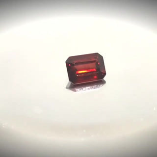 1.24ct Emerald Cut Deep Vivid Blood Red Garnet - Premium Jewelry from Dazzling Delights - Just $74.95! Shop now at Dazzling Delights