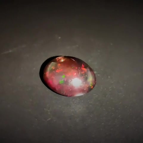 1.28ct Oval Cabochon Vivid Play of Colour Ethiopian Black Opal - Premium Jewelry from Dazzling Delights - Just $92.95! Shop now at Dazzling Delights