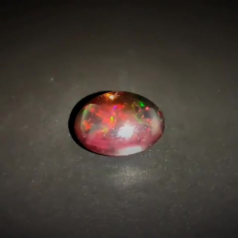 1.28ct Oval Cabochon Vivid Play of Colour Ethiopian Black Opal - Premium Jewelry from Dazzling Delights - Just $92.95! Shop now at Dazzling Delights