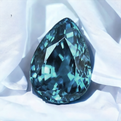 1.35ct Pear Cut Blue Zircon - Premium Jewelry from Dazzling Delights - Just $38.96! Shop now at Dazzling Delights