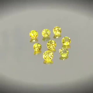 1.39ct 8pcs Round Cut Yellow Sapphire Lot - Premium Jewelry from Dazzling Delights - Just $51.95! Shop now at Dazzling Delights