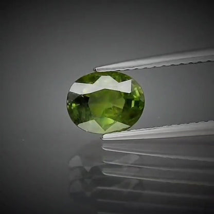 1.46ct Oval Cut Green Sapphire - Premium Jewelry from Dazzling Delights - Just $92.21! Shop now at Dazzling Delights