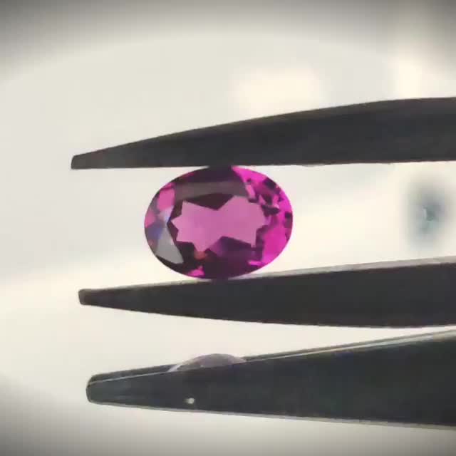 1.56ct Oval Cut Vivid Pinkish Purple Rhodolite Garnet - Premium Jewelry from Dazzling Delights - Just $46.46! Shop now at Dazzling Delights