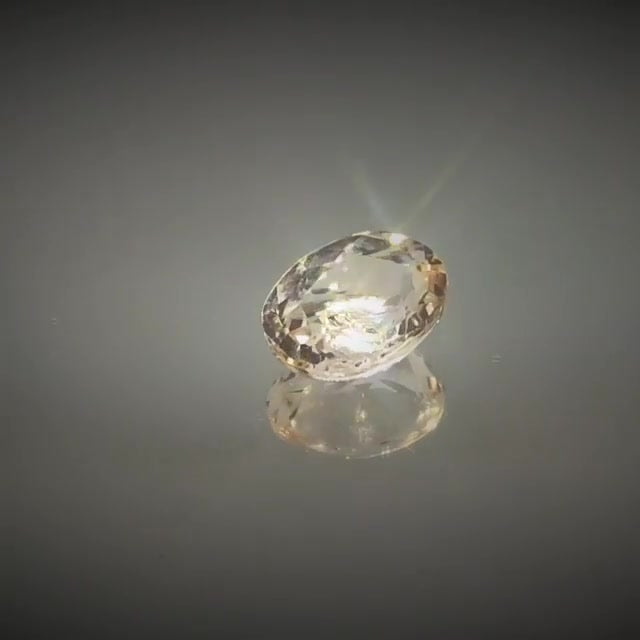 1.60ct Oval Cut Peach Pink Morganite - Premium Jewelry from Dazzling Delights - Just $92.95! Shop now at Dazzling Delights