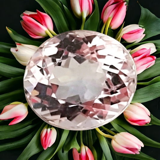 1.65ct Oval Cut Pink Morganite - Premium Jewelry from Dazzling Delights - Just $69.71! Shop now at Dazzling Delights