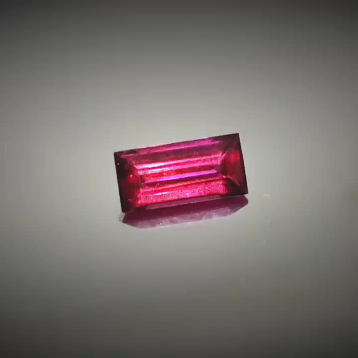 1.80ct Baguette Cut Purplish Pink Rhodolite Garnet - Premium Jewelry from Dazzling Delights - Just $35.21! Shop now at Dazzling Delights