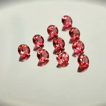 1.94ct 10pcs Round Cut Purplish Red Rhodolite Garnet Lot - Premium Jewelry from Dazzling Delights - Just $35.21! Shop now at Dazzling Delights