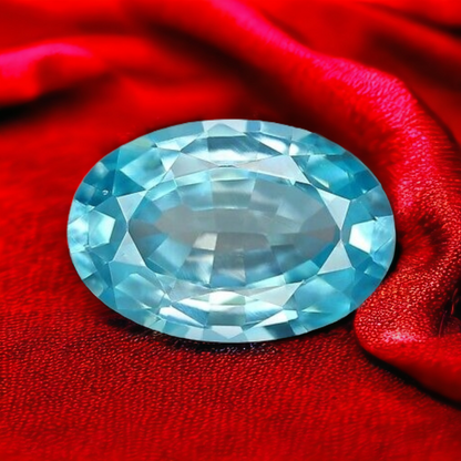 1.96ct Oval Cut Seafoam Blue Zircon - Premium Jewelry from Dazzling Delights - Just $35.21! Shop now at Dazzling Delights